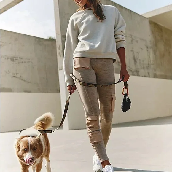 FP Movement by Free People Trail Leggings in Muted Beige - Picture 1 of 11